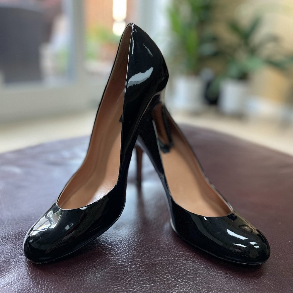 Black Patent Leather Heels
